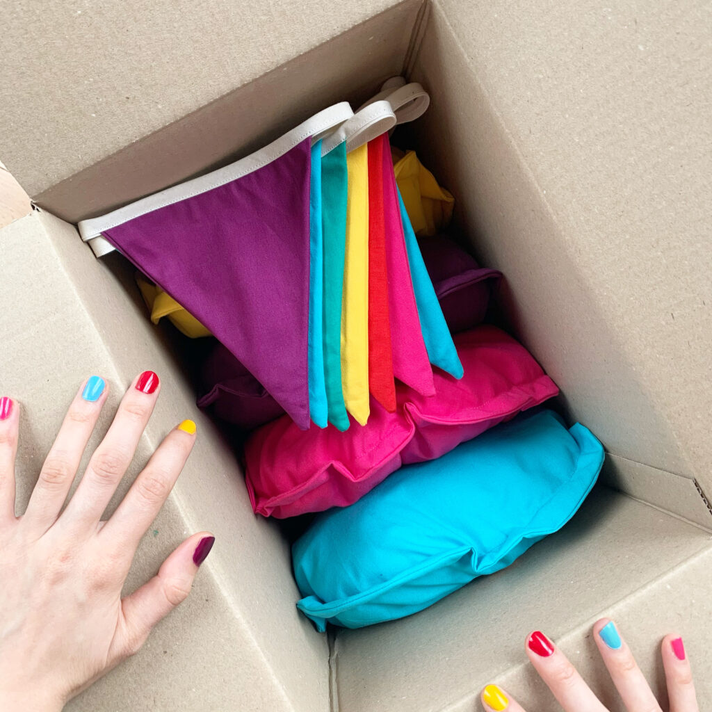 Dans chaque box, tout le nécessaire à l'organisation d'une fête réussie