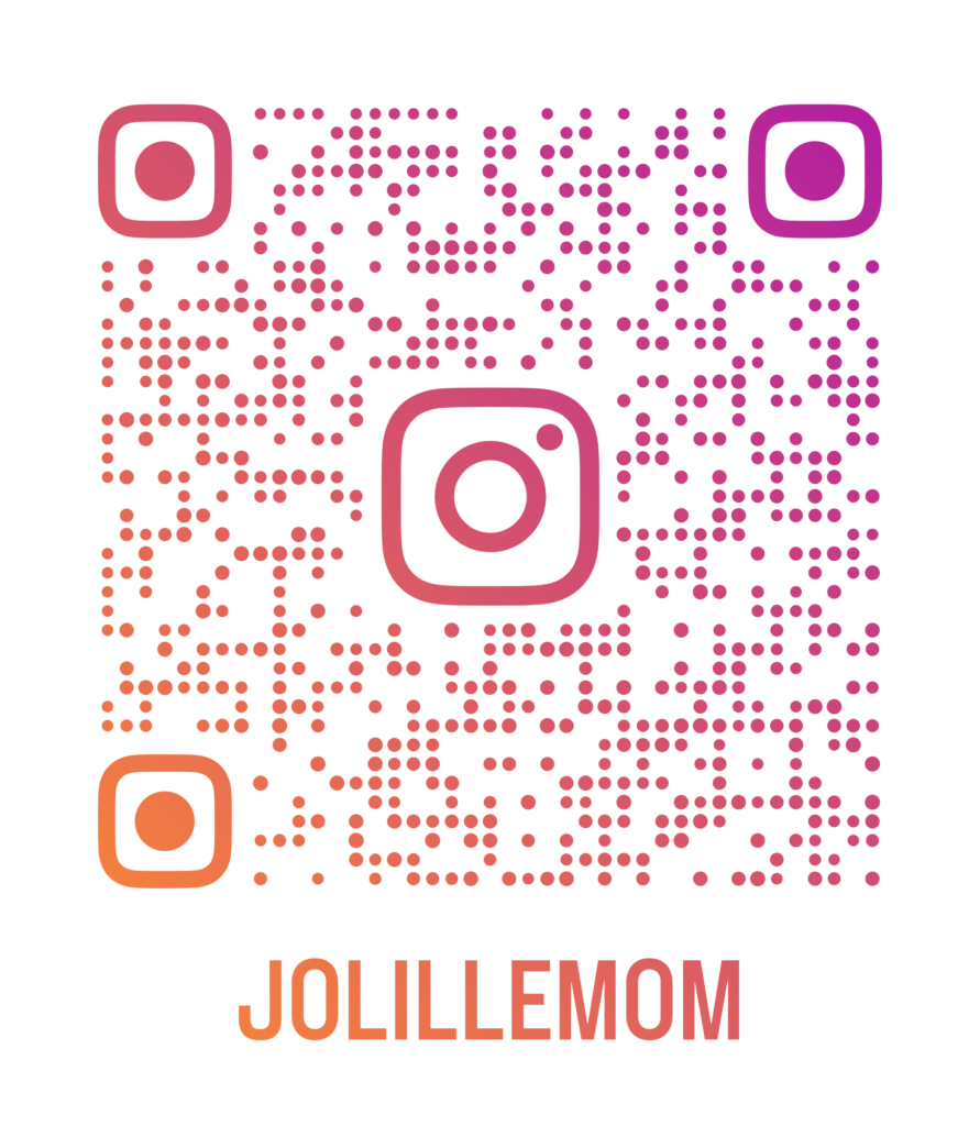 QR code pour accéder au compte instagram de Jolillemom